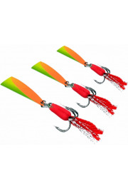 Jig Rig (Грушка- пуля) krāsots māneklis 10-16gr zaļš ar oranžu