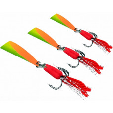 Jig Rig (Грушка- пуля) krāsots māneklis 10-16gr zaļš ar oranžu