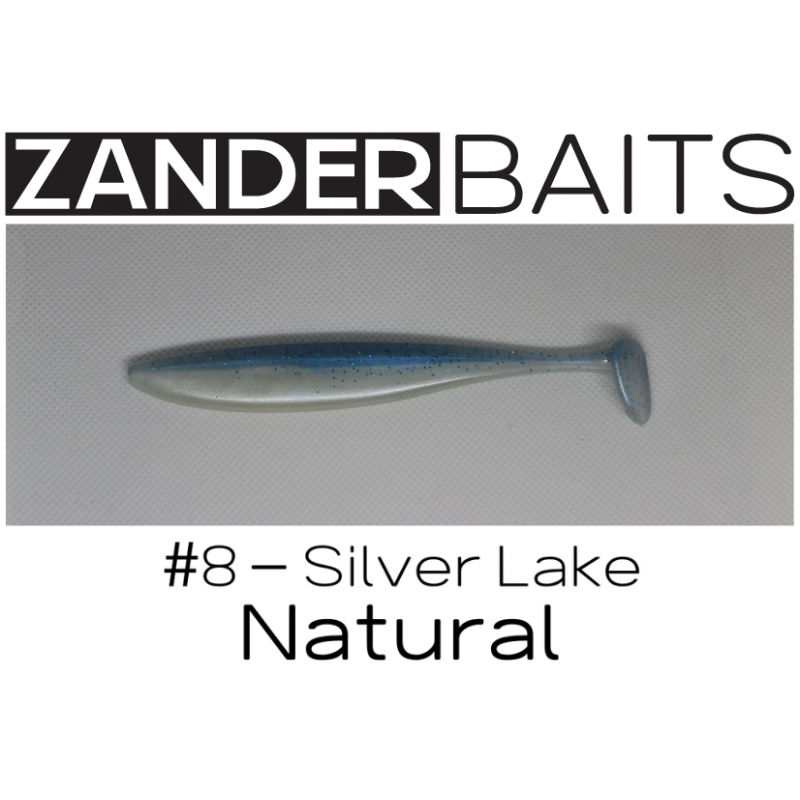 ZanderBaits silikona māneklis Zander Shaker 5’ 12,5cm #8-Silver Lake Natural